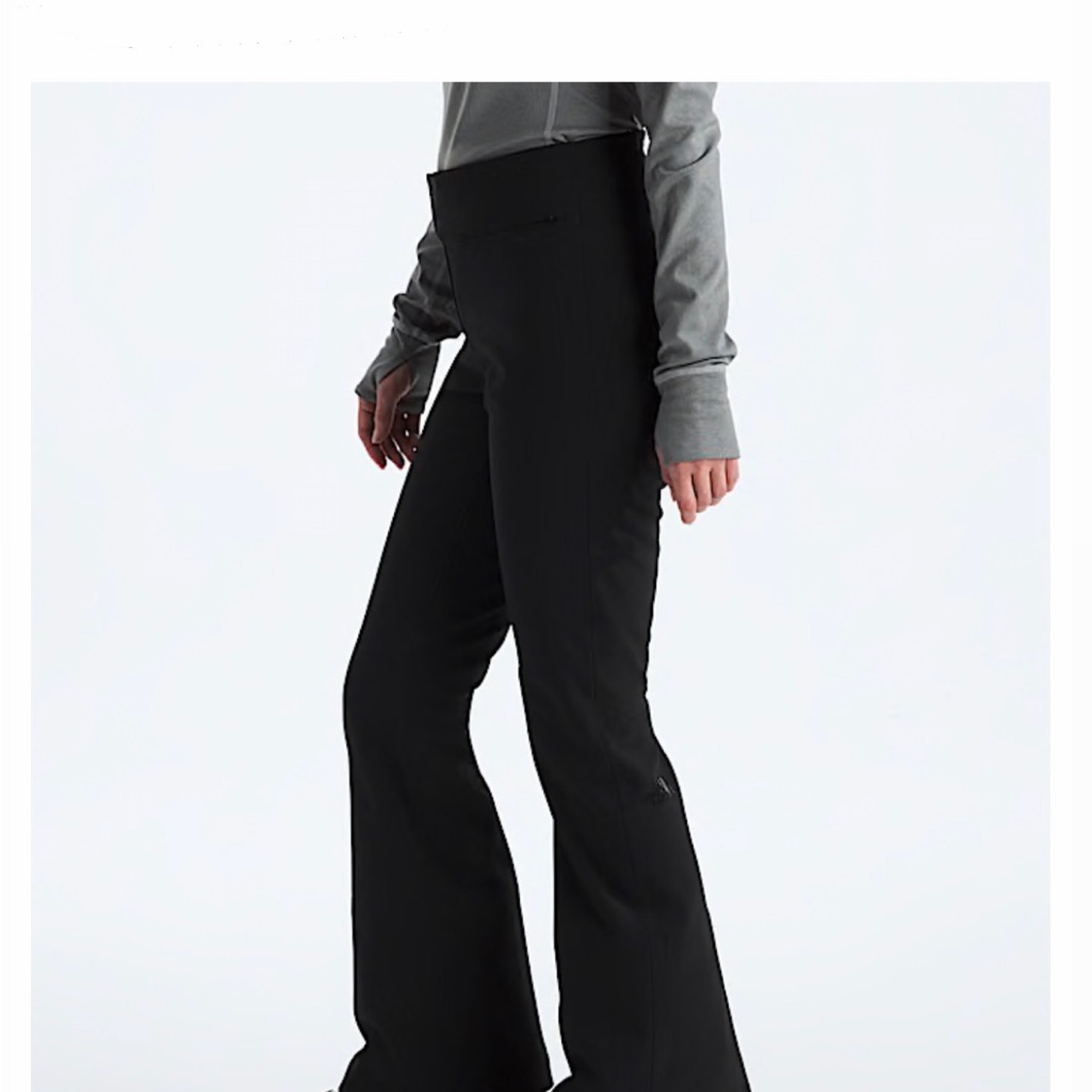 The North Face Women's Black Flare Pants Snoga Ski Snow